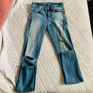 Ripped Hi-rise skinny jean